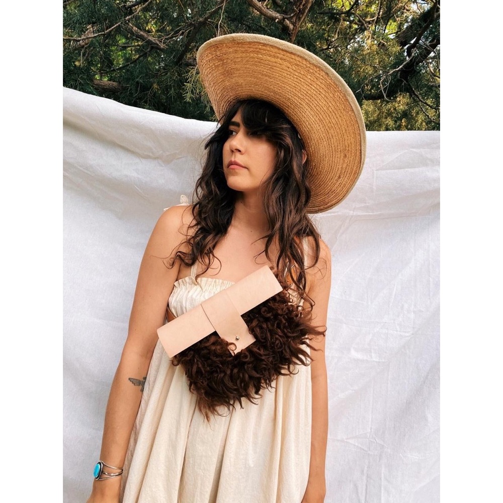 Ida and Moon Shaggy Crossbody Belt Bag